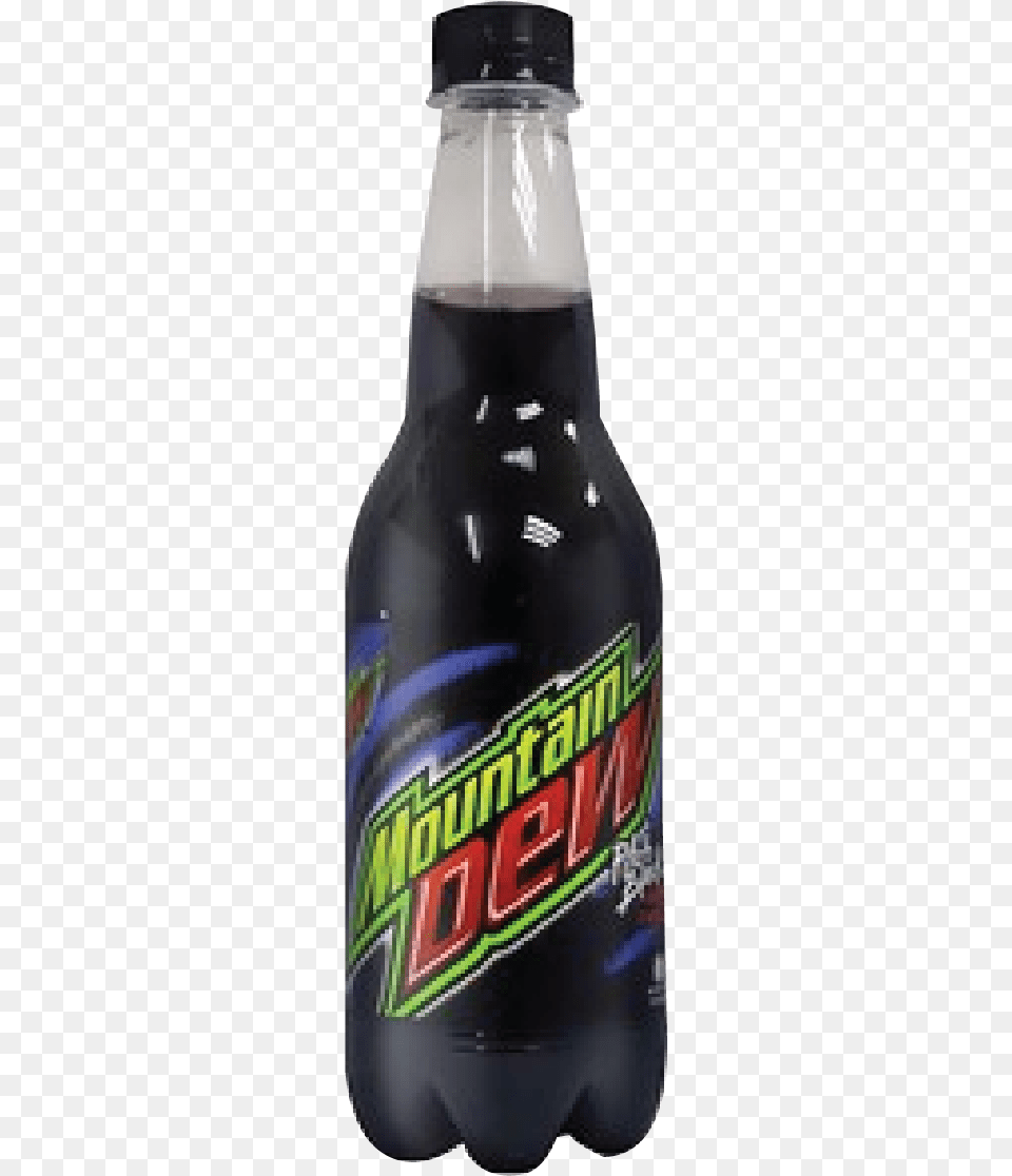 Mountain Dew Pitch Black 500ml Glass Bottle, Beverage, Soda, Pop Bottle, Can Free Png