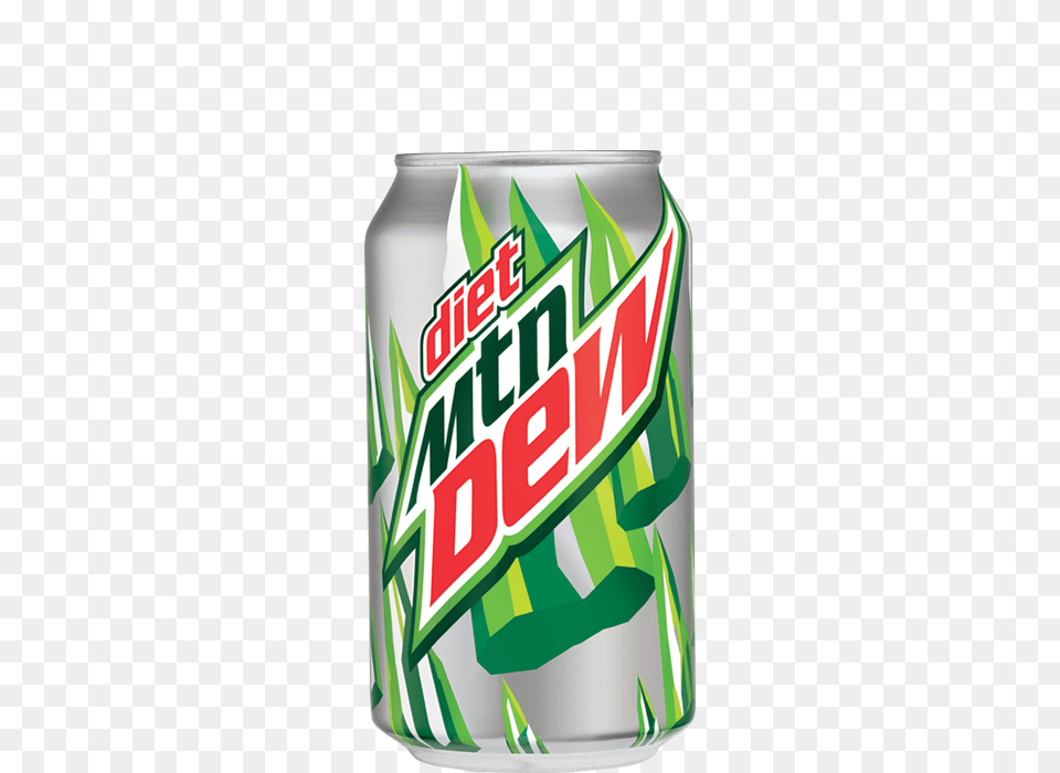 Mountain Dew Silver Can, Tin Free Png