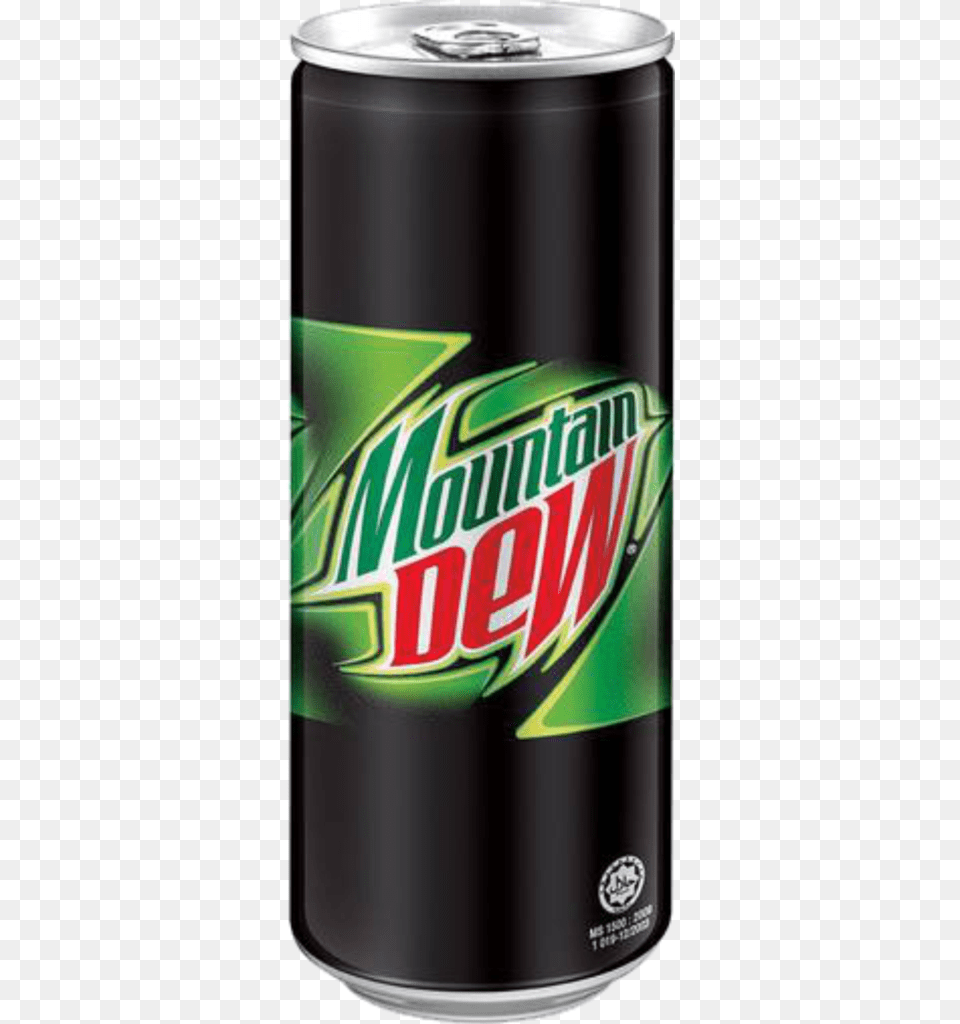 Mountain Dew Slim Can Mountain Dew Can, Tin Free Transparent Png