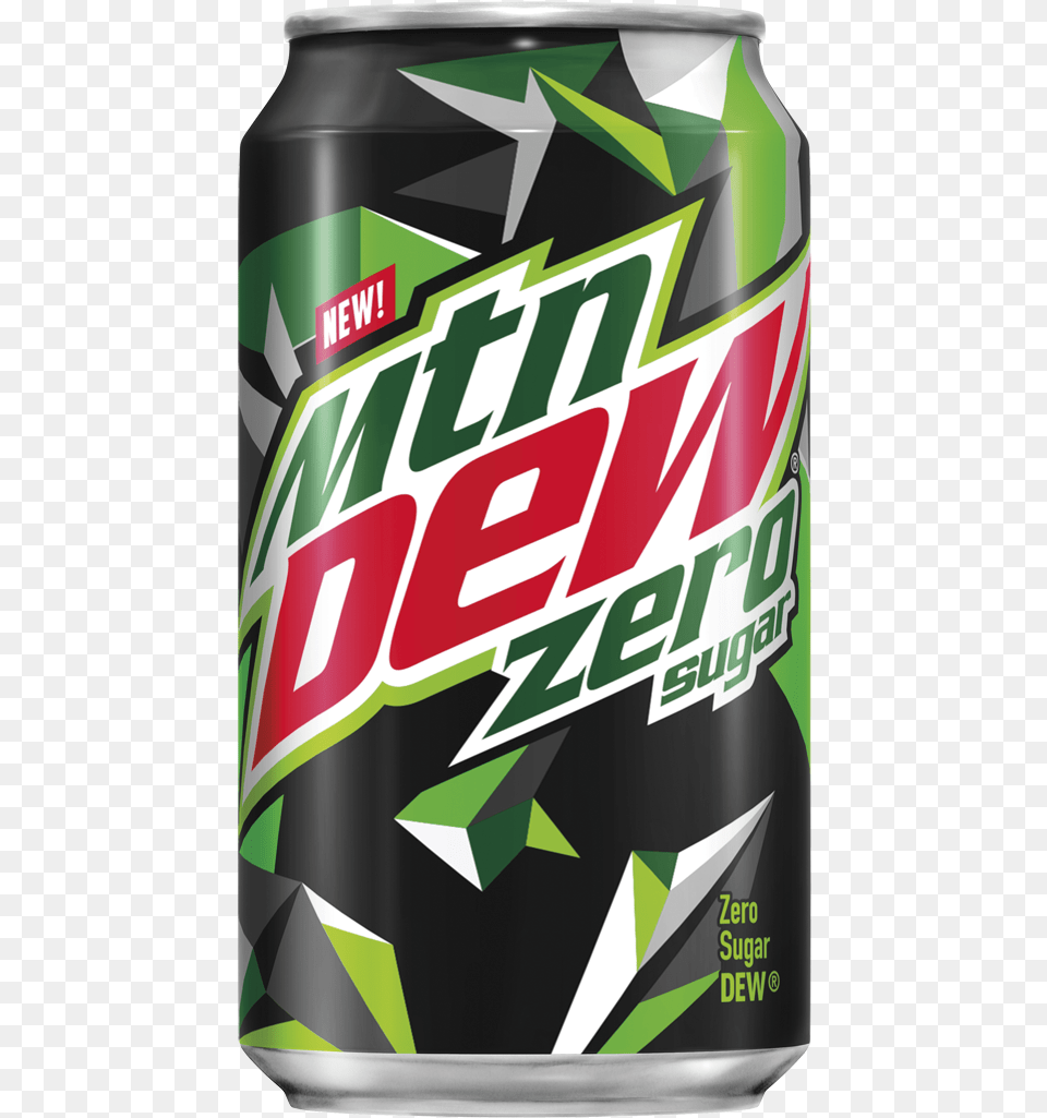 Mountain Dew Zero Sugar Can, Tin Png Image