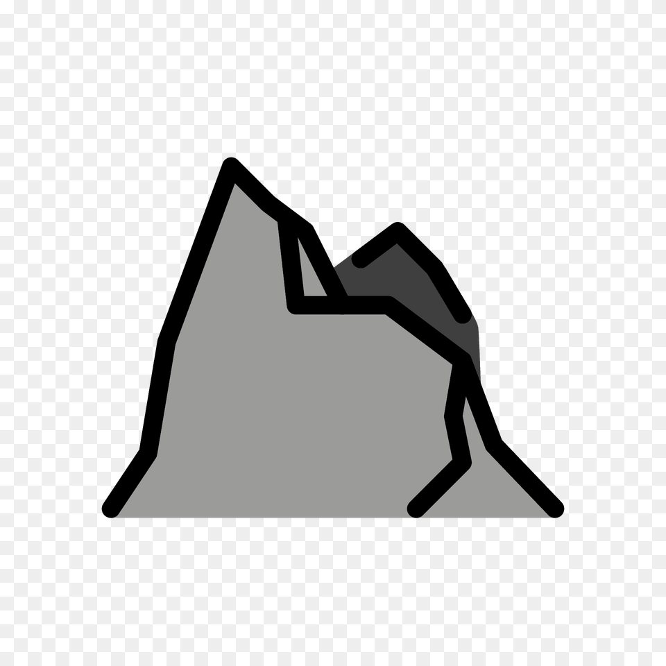Mountain Emoji Clipart, Bag, Stencil, Bow, Weapon Png