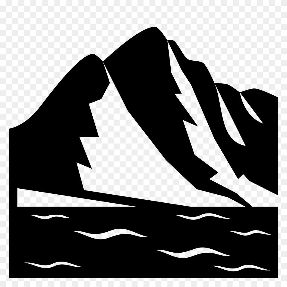 Mountain Emoji Clipart, Mountain Range, Ice, Peak, Outdoors Free Png Download