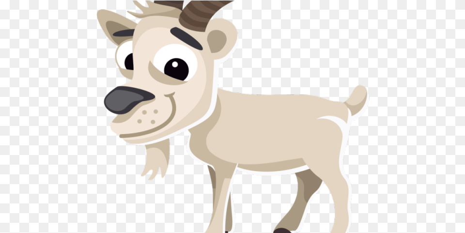 Mountain Goat Clipart Horns Clip Art Goat Cartoon, Baby, Person, Animal, Mammal Free Png