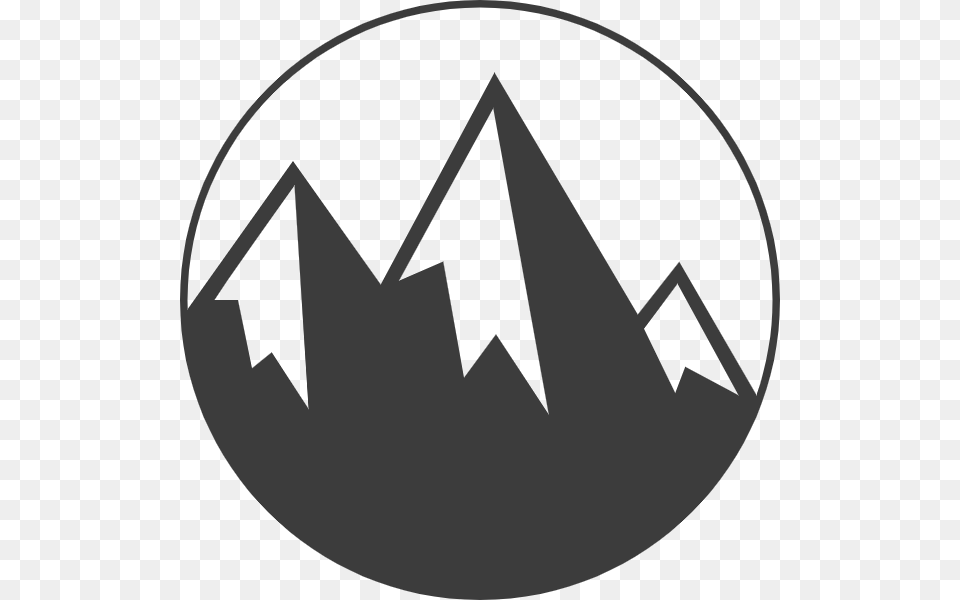 Mountain Graphic, Logo, Symbol, Disk Png Image