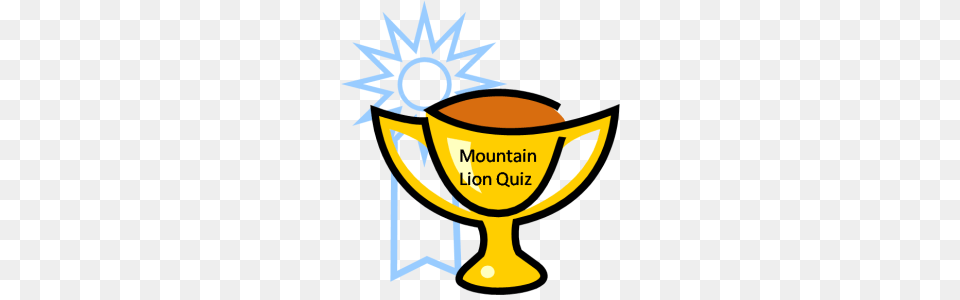 Mountain Lion Quiz Winner, Trophy, Dynamite, Weapon Free Transparent Png