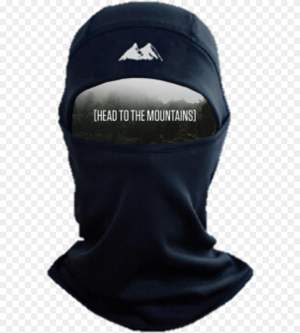 Mountain Made Face Mask Transparent Background Balaclava, Clothing, Hood, Person Png