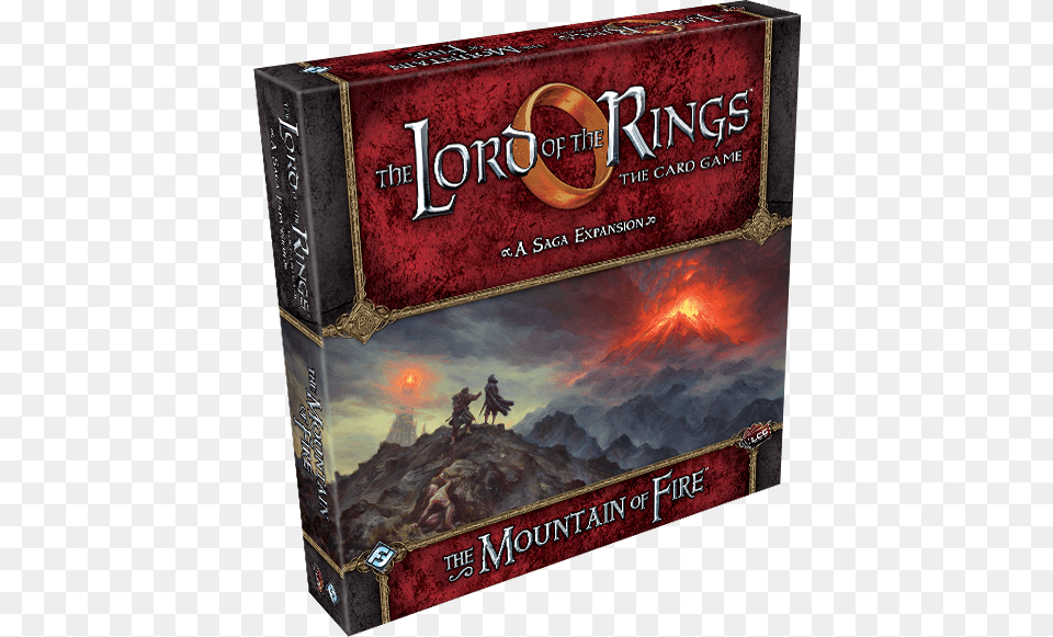 Mountain Of Fire Box Lord Of The Rings Lcg Mountain Of Fire Saga Expansion, Book, Nature, Outdoors, Publication Free Transparent Png
