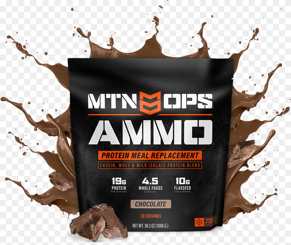 Mountain Ops Whey Protein, Advertisement, Cocoa, Dessert, Food Free Png Download
