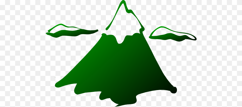 Mountain Peak Clip Art, Stencil, Green Free Png Download