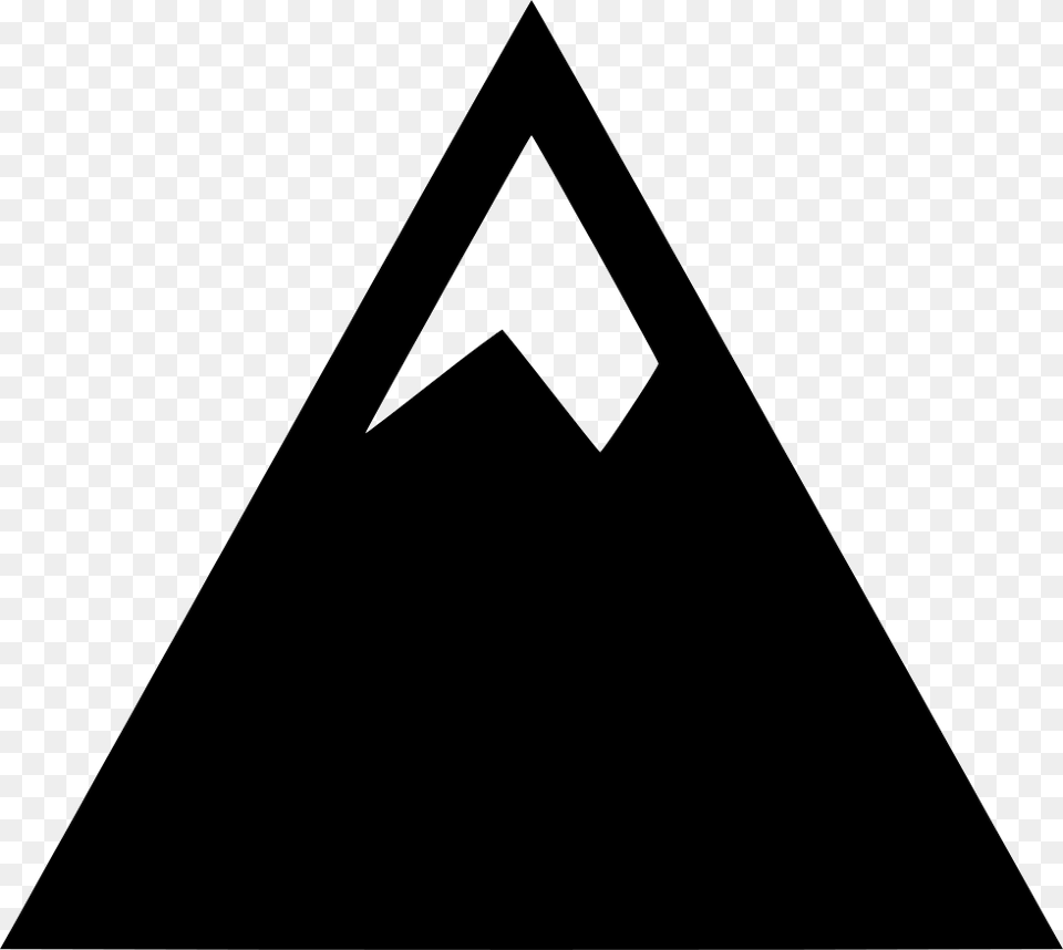 Mountain Peak Cold Explore Ing Single Mountain Clipart, Triangle Free Transparent Png