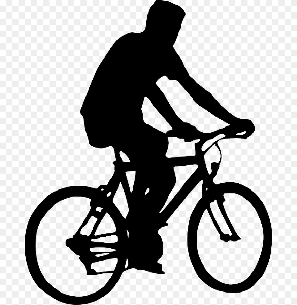 Mountain People Man Silhouette Person Human Biker Clipart, Adult, Male, Bicycle, Transportation Png