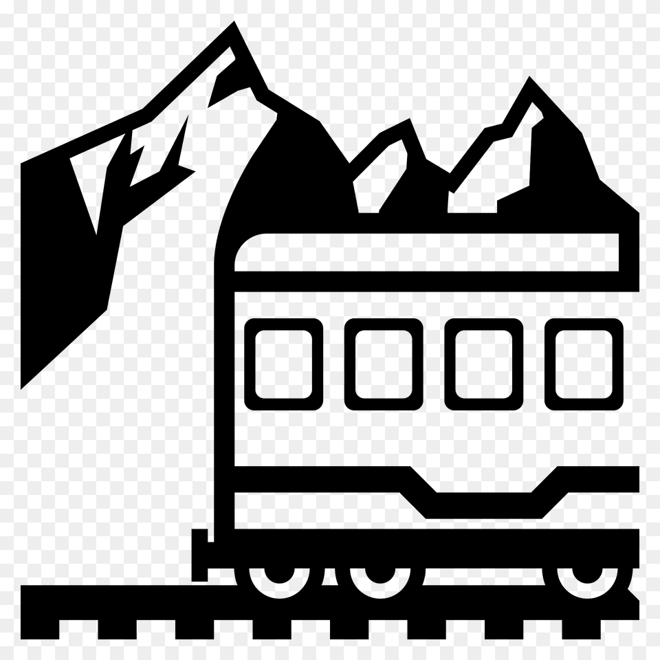 Mountain Railway Emoji Clipart, Scoreboard, Transportation, Vehicle, Passenger Car Free Png Download