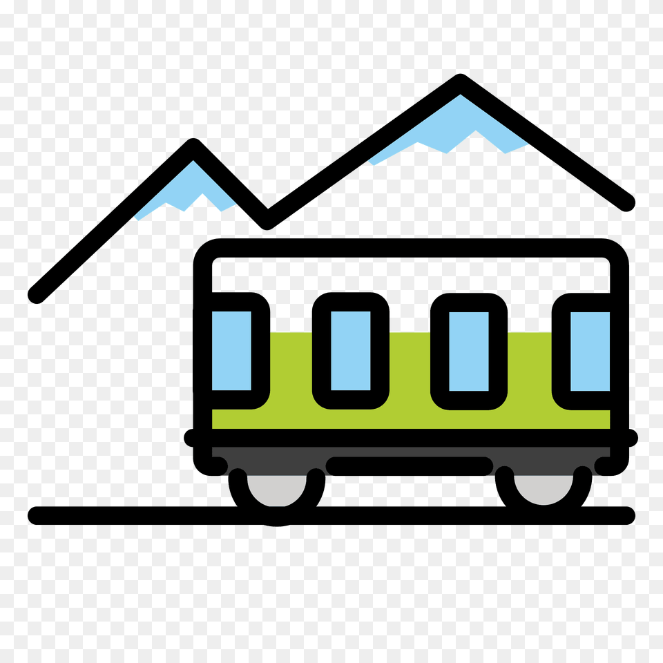 Mountain Railway Emoji Clipart, Transportation, Van, Vehicle Free Png Download