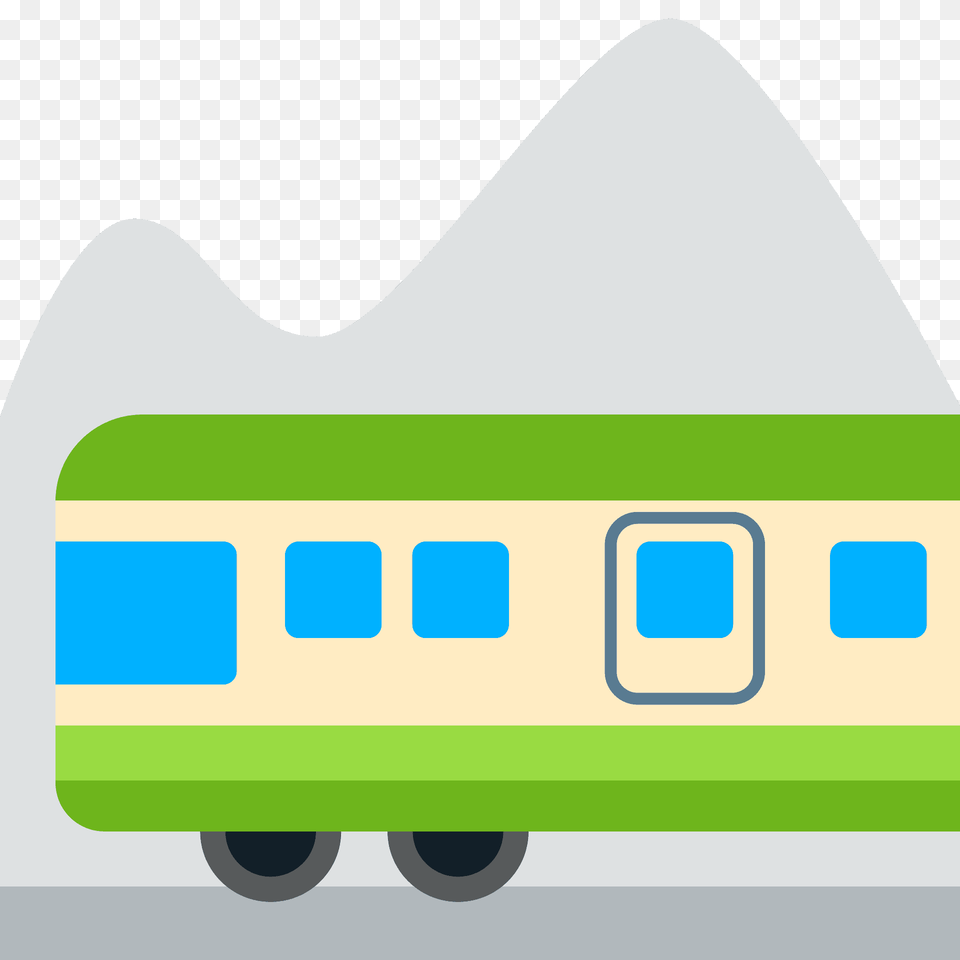 Mountain Railway Emoji Clipart, Machine, Wheel, Transportation, Vehicle Free Png Download