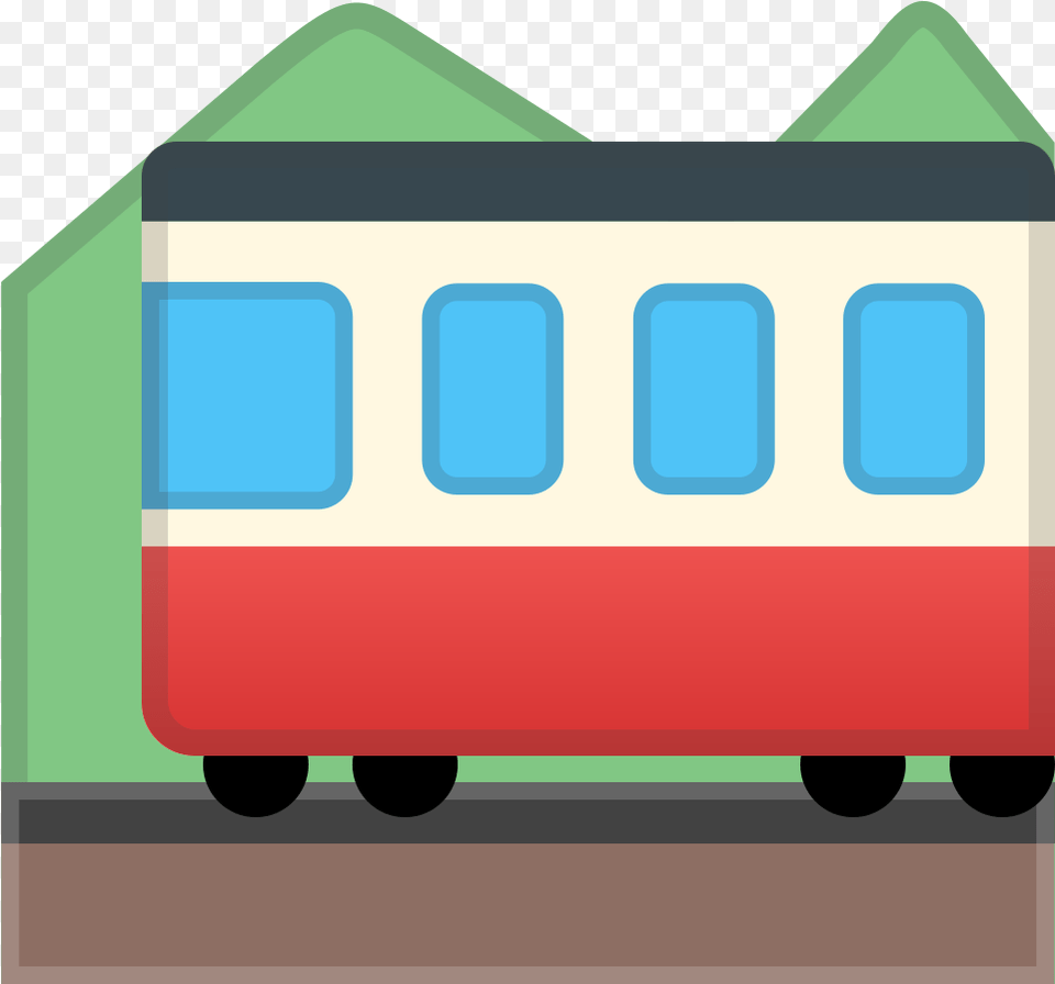 Mountain Railway Icon Emoji, Passenger Car, Transportation, Vehicle, Machine Free Transparent Png