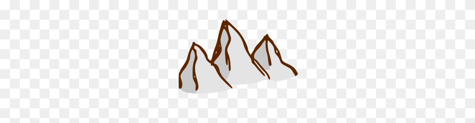 Mountain Range Clip Art Black And White, Cream, Dessert, Food, Icing Free Png Download