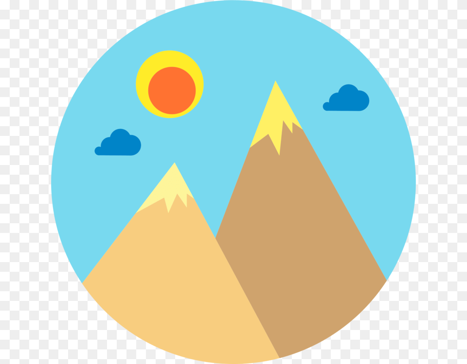 Mountain Range Computer Icons Mission Peak, Triangle, Outdoors, Nature, Disk Free Transparent Png