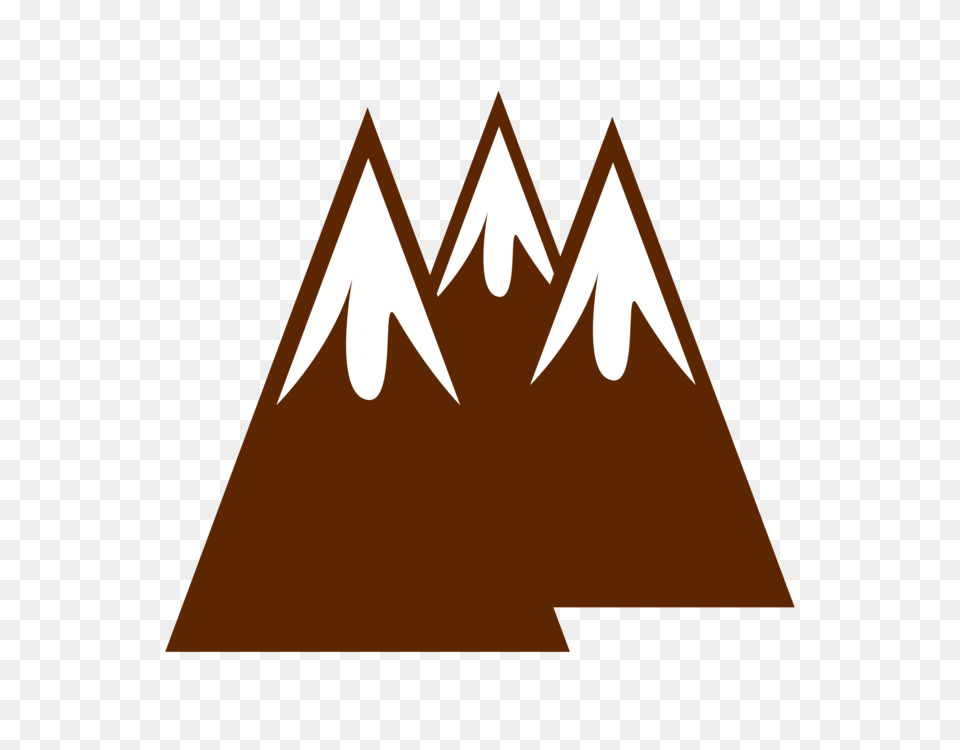 Mountain Range Drawing Computer Triangle, Logo, Food, Sweets Free Png Download