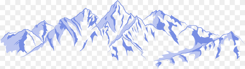 Mountain Range Euclidean Vector Mountain, Ice, Mountain Range, Nature, Outdoors Free Png Download