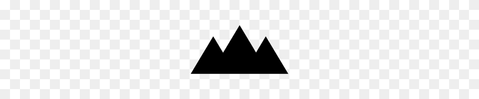 Mountain Range Icons Noun Project, Gray Png