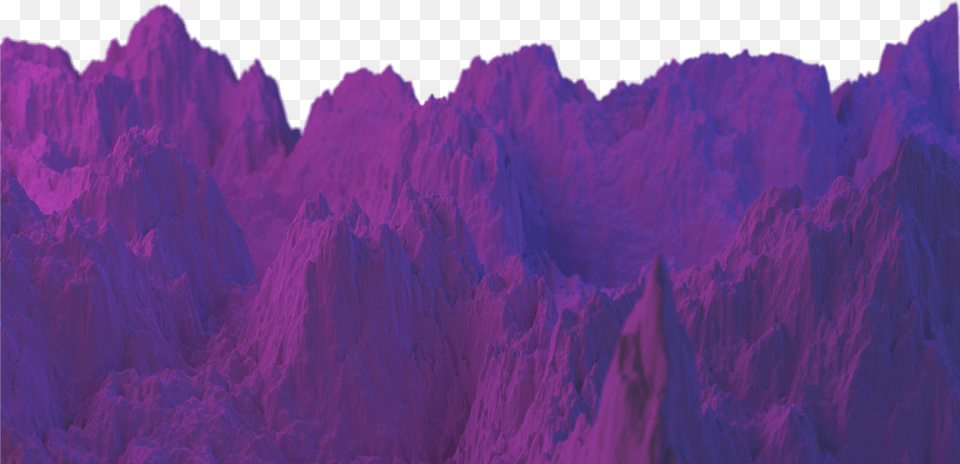 Mountain Range Micro Displacement Blender Free Transparent Png