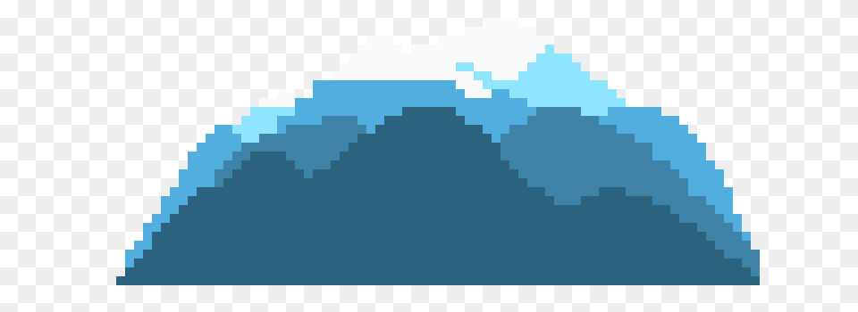 Mountain Range Pixel Art Maker, Ice, Nature, Outdoors, Iceberg Free Transparent Png