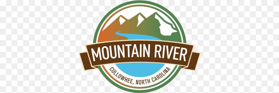 Mountain River Mountain With River Logo, Badge, Symbol, Architecture, Building Png Image