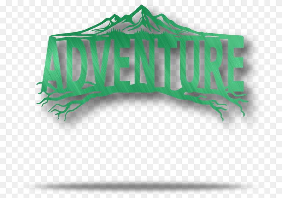 Mountain Root Adventure Metal Wall Art Illustration, Logo, Text Png