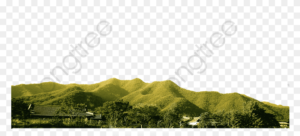Mountain Scenery Hill Hill, Mountain Range, Peak, Outdoors, Nature Png Image
