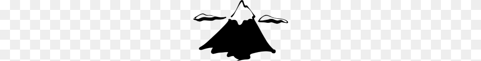 Mountain Silhouette, Gray Png Image
