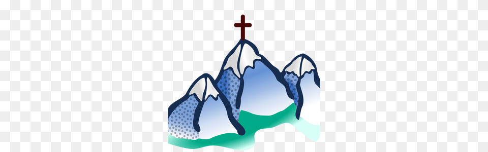 Mountain Sketch Clipart, Cross, Ice, Symbol, Mountain Range Free Png
