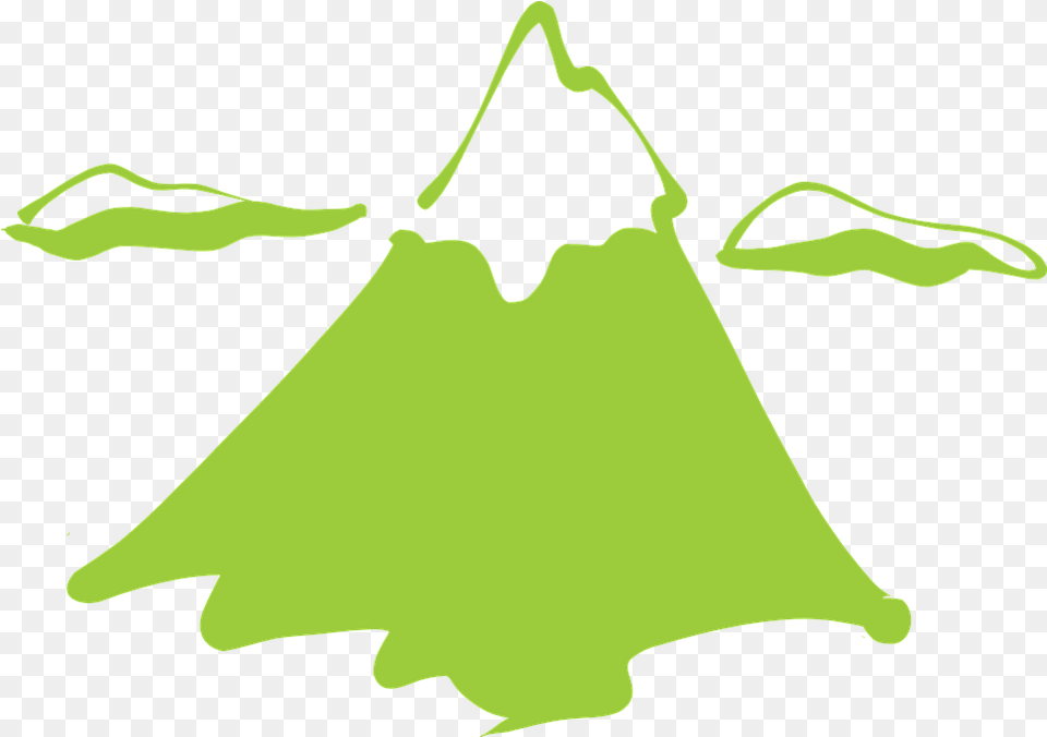 Mountain Snow Clouds Vector Graphic On Pixabay Green Mountain Clip Art, Bag, Symbol, Logo Free Png