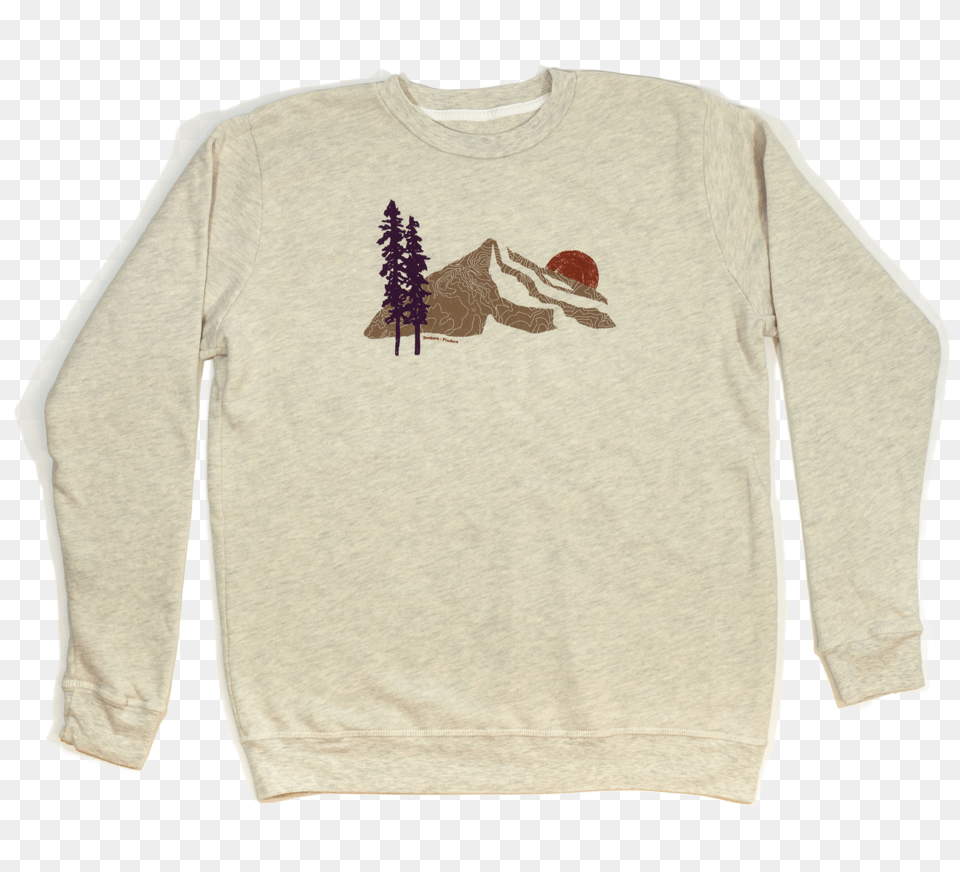 Mountain Topo Crew Sweaterclass Lazyload Lazyload Sweater, Clothing, Knitwear, Long Sleeve, Shirt Free Png