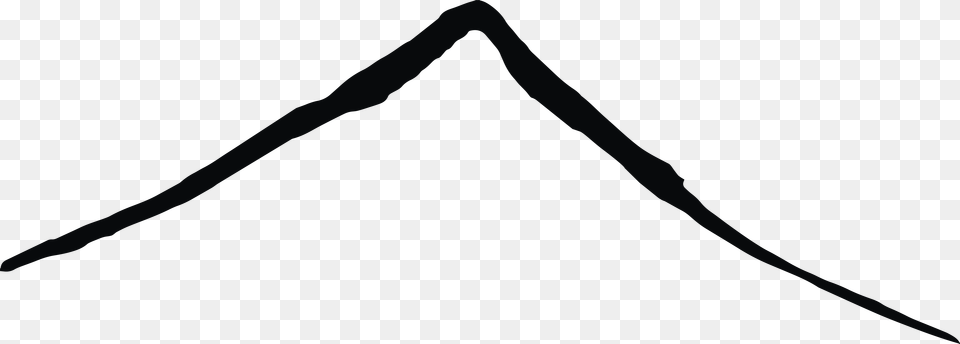 Mountain Vector Solo Black, Triangle, Bow, Weapon Png Image