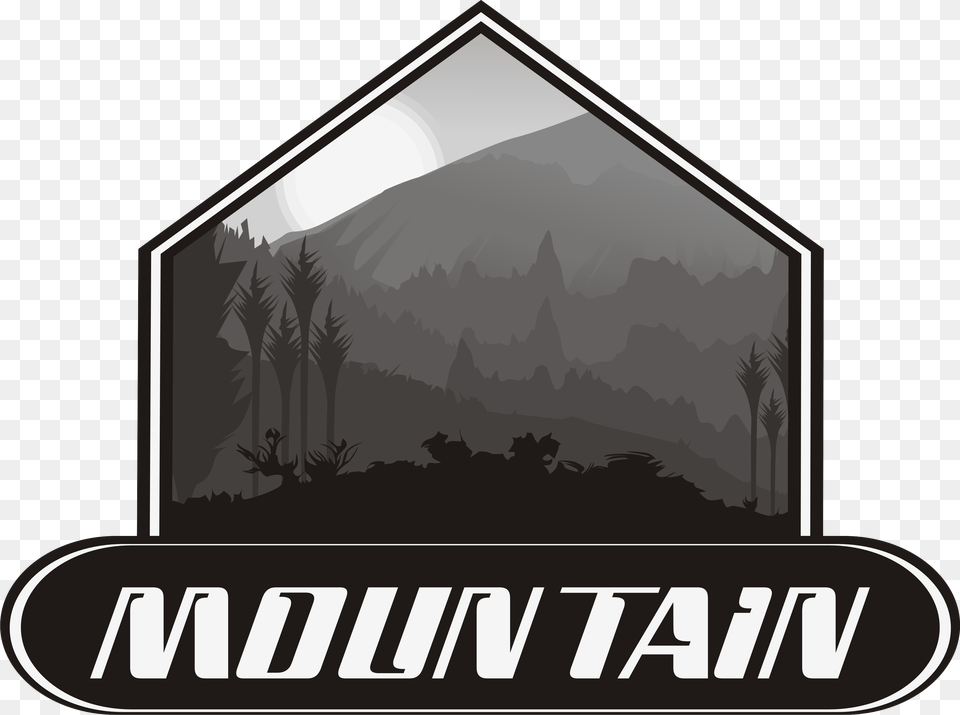 Mountain Vector T Shirt Design Logo Kua, Nature, Outdoors, Plant, Tree Free Png