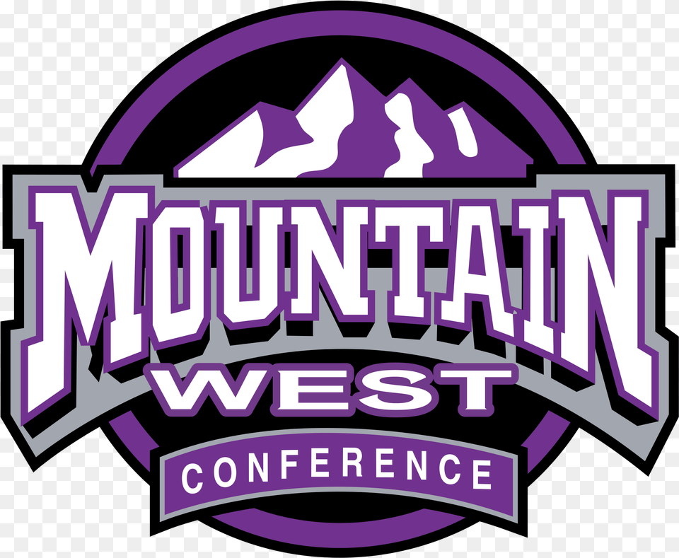 Mountain West Conference Logo Mountain West Logo, Purple, Scoreboard Free Transparent Png