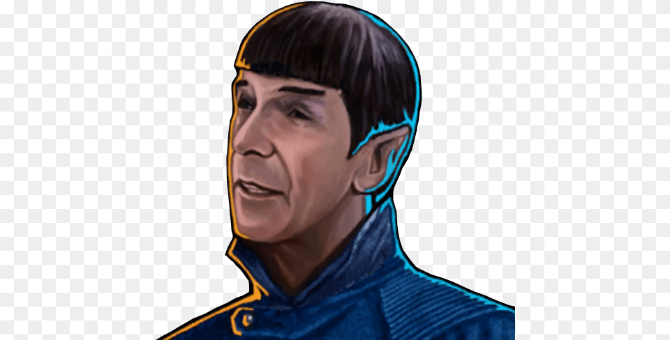 Mountaineer Spock Illustration, Face, Head, Person, Adult Free Png Download