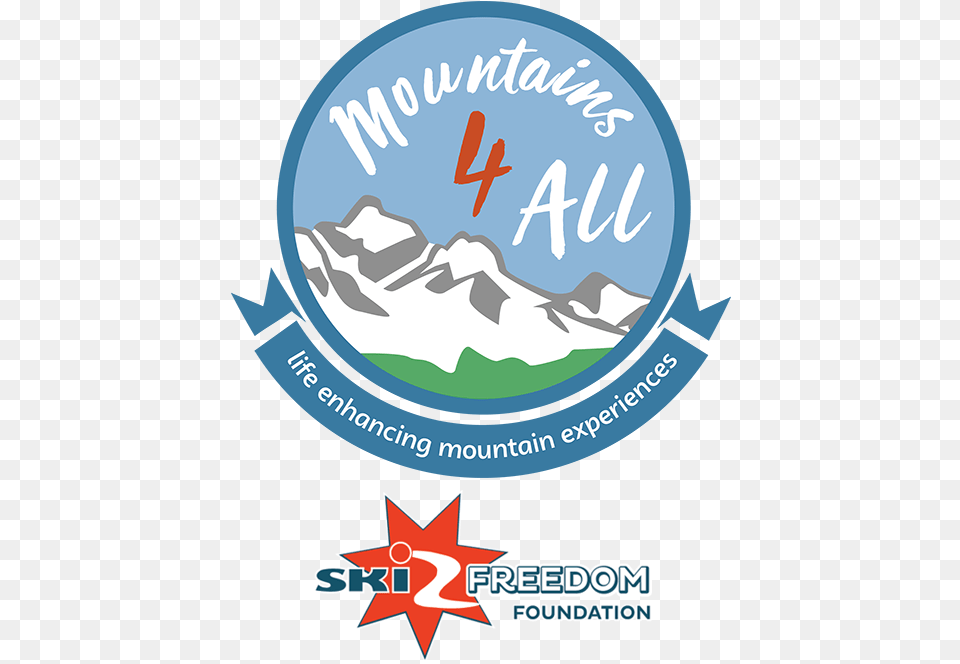 Mountains 4 All Clip Art, Logo, Advertisement, Poster, Symbol Free Png