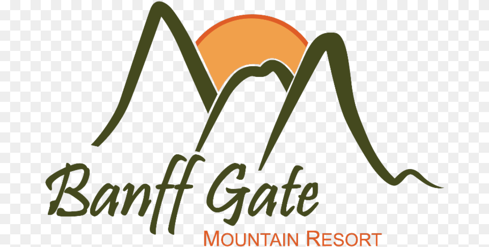 Mountains Clipart Banff Resort Logos, Text, Ammunition, Grenade, Weapon Png