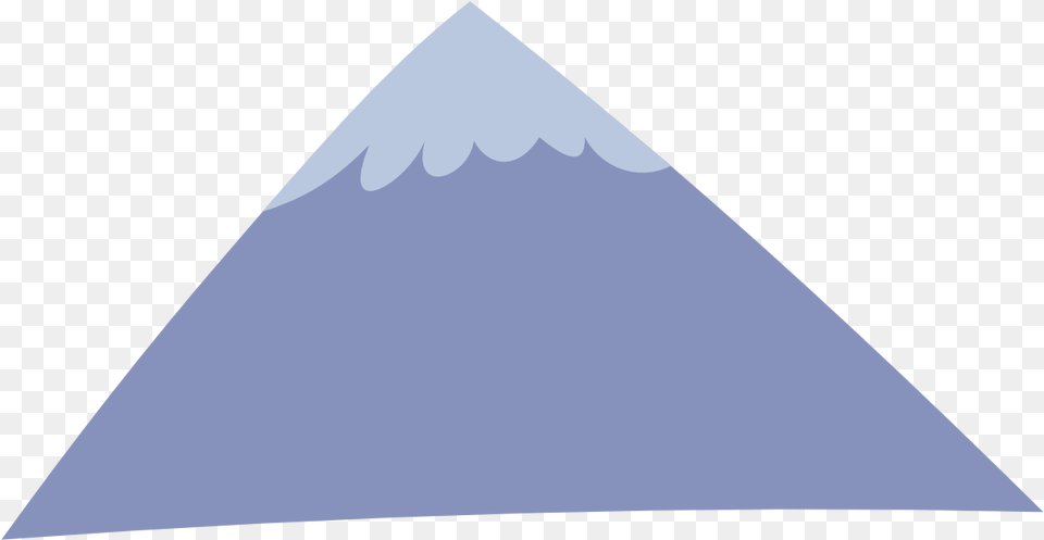 Mountains Clipart Everest Cartoon Mountain No Background, Triangle Png Image
