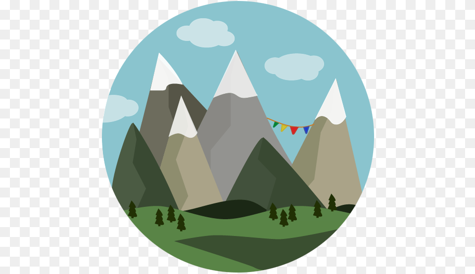 Mountains Illustration, Mountain Range, Peak, Outdoors, Mountain Free Transparent Png