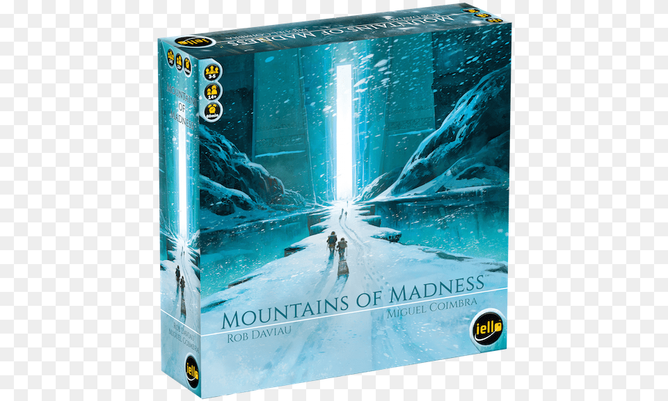 Mountains Of Madness Games Box Mountains Of Madness Iello, Ice, Person, Outdoors, Nature Free Transparent Png