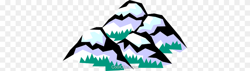 Mountains Royalty Vector Clip Art Illustration, Nature, Ice, Mountain, Mountain Range Free Transparent Png