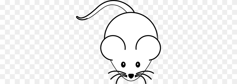 Mouse Stencil, Computer Hardware, Electronics, Hardware Free Png