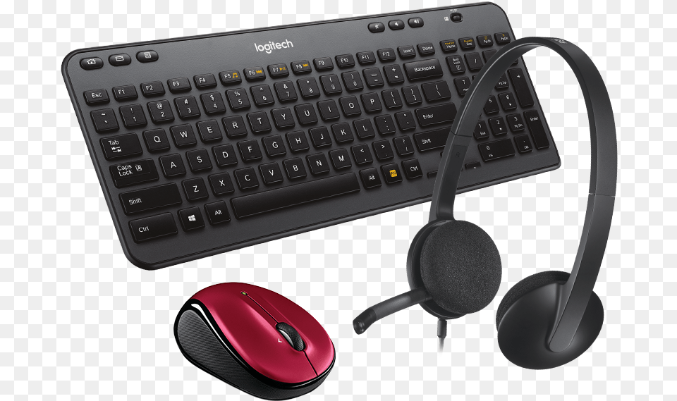 Mouse And Keyboard Headset, Computer, Computer Hardware, Computer Keyboard, Electronics Free Png