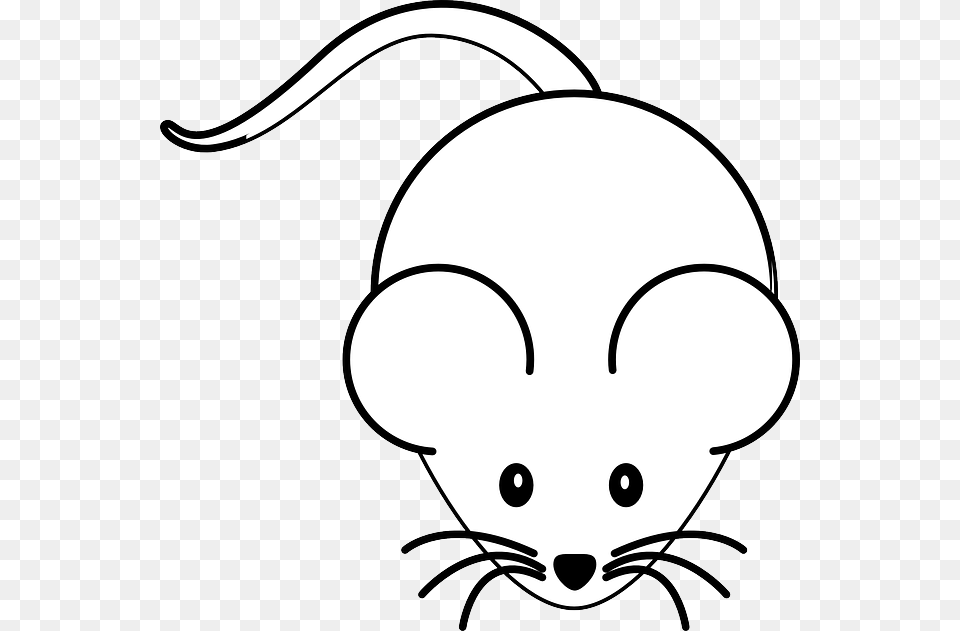 Mouse Clipart Black And White, Stencil, Baby, Person, Art Png