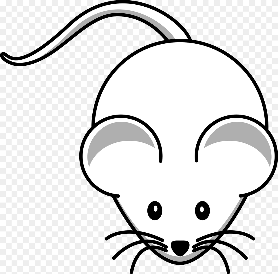 Mouse Clipart Black And White, Stencil, Computer Hardware, Electronics, Hardware Free Png