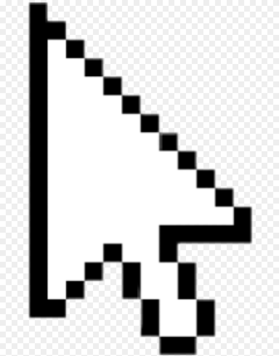 Mouse Computer Tumblr Pixelated Mouse Cursor, Triangle, Lighting Free Png Download