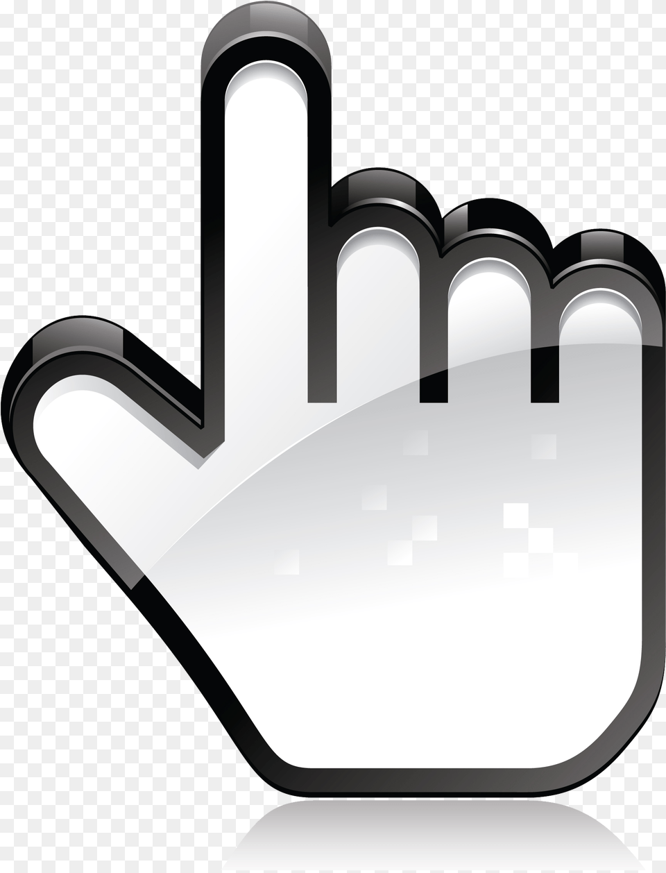 Mouse Cursor Click Transparent Youtube Click, Clothing, Cutlery, Fork, Glove Png Image