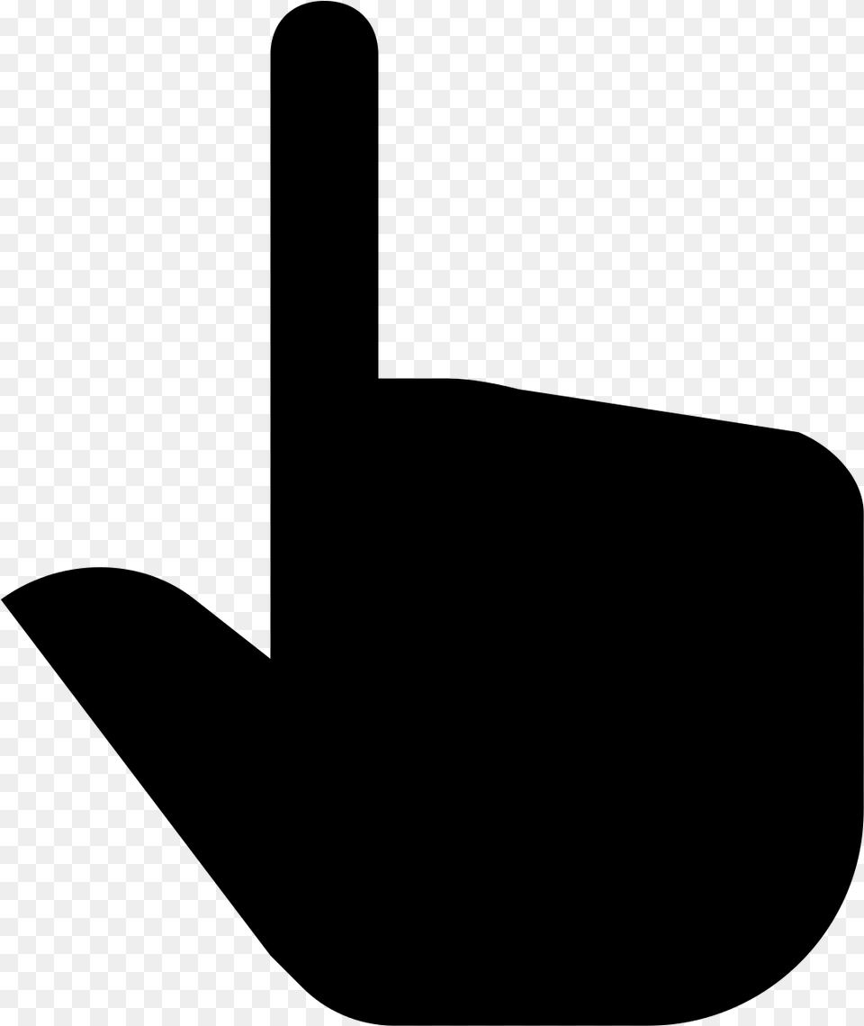 Mouse Cursor Sign, Gray Free Png Download